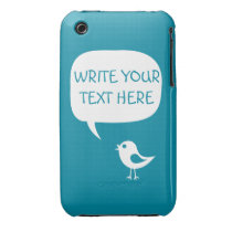 say it with your words,cute chick blue Case-Mate C casemate cases