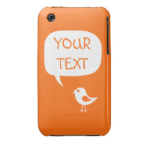 say it with your words - cute chick orange  Case-M casemate cases