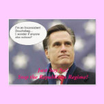 Say No Romney 2012 - And No to the GOP Regime! postcards