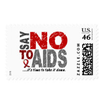 Say NO To AIDS 1 Postage