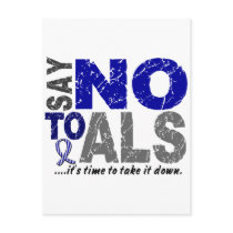 Say NO To ALS 1 Postcard