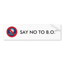 SAY NO TO B.O. bumper stickers