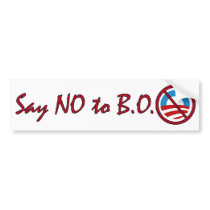 Say NO to B.O. Bumper Sticker