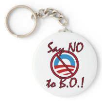 Say NO to B.O. Keychain