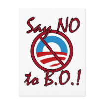 Say NO to B.O. Postcard