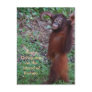 Say No to Bullies with Krista orangutan Postcards