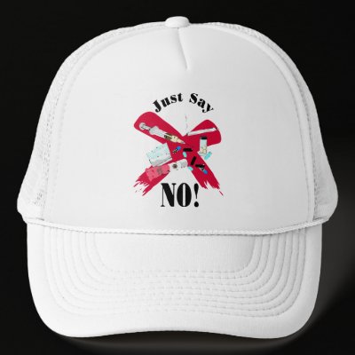 Say No to Drugs Trucker Hat by blessedme