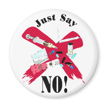Say No to Drugs magnets by blessedme Say No to Drugs magnets