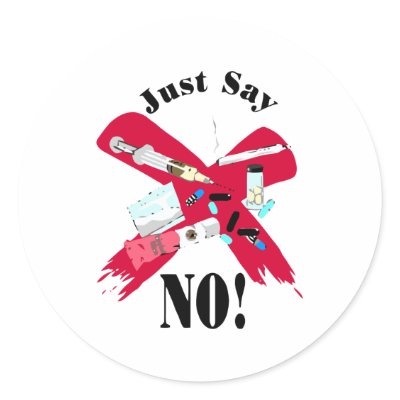 Say No to Drugs Sticker by blessedme