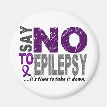 Say NO To Epilepsy 1 Refrigerator Magnets
