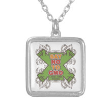 Say No to GMO Personalized Necklace