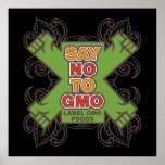 Say No to GMO Posters