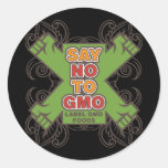Say No to GMO Stickers