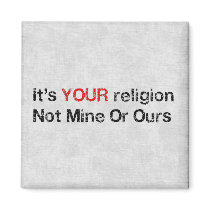 Say No To God Cults Magnets