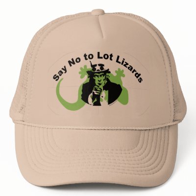 Say No to Lot Lizards Beige Truckers Hat by truckerhats