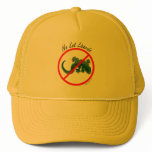 Say No to Lot Lizards on Yellow Truckers Hat