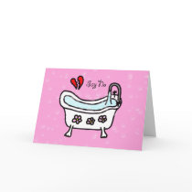 Say No to Love Anti Valentines Day Card by KathyHenis Say No to Love Anti Valentines Day Card