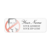 SAY NO TO MITT ROMNEY labels