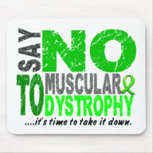 Say NO To Muscular Dystrophy 1 Mouse Mats