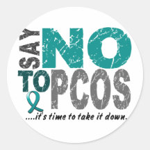 Say NO To PCOS 1 Stickers