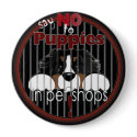 Say NO To Pet Shop Puppies Button by MadDogNoz Say NO To Pet Shop Puppies Button