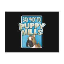 Say No To Puppy Mills postcards by doonidesignsanimals Say No To Puppy Mills postcards