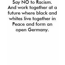 Say NO to Racism.And work together at a future ... t-shirts by jojanjo Say NO to Racism.And work together at a future ... t-shirts