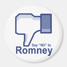 Say No to Romney Fridge Magnets