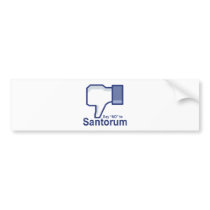 Say No to Santorum Bumper Sticker