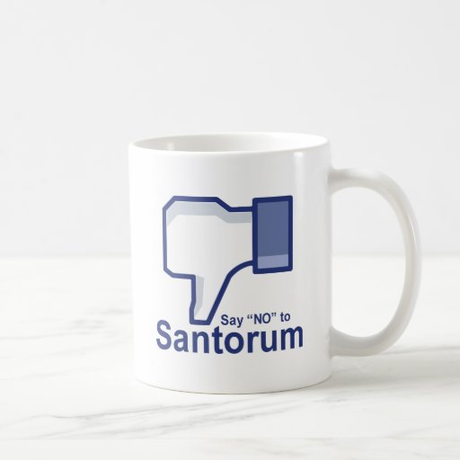Say No to Santorum Mug