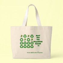 Say NOto plasticbags !!!, www.zazzle.com/KLaima bags