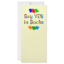 Say Yes to BOOKS Full Color Rack Card