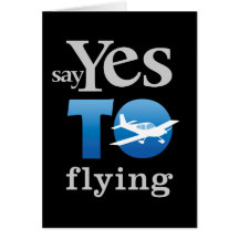 Say Yes To Flying Greeting Cards