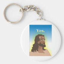 Say Yes to Jesus Key Chains