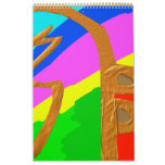 Sayhayki   Gold  - Rainbow Healing Patterns Wall Calendar