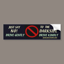 SayNoDarkside bumper stickers by gridlocksmith SayNoDarkside bumper stickers