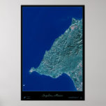 Sayulita y Punta Mita, poster del satélite de Méxi