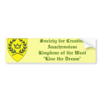 SCA West bumper stickers