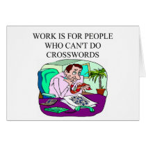 scabble and word game player design greeting card
