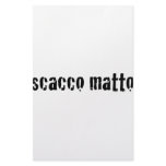 scacco matto stationery