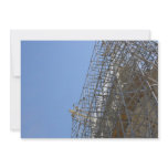 Scaffolding in Ibiza Old Town Invitation