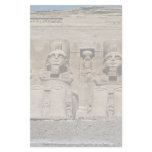 Scale model sand sculpture of Egyptian ruins, Egyp Custom Stationery
