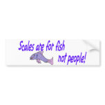 Scales are for fish bumper sticker