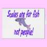 Scales are for fish card