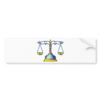 Scales Bumper Sticker