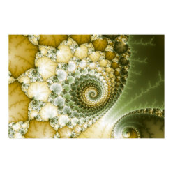 Scales Fractal Art Poster