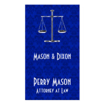 Scales of Justice Business Card