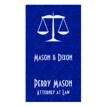 Scales of Justice Business Cards