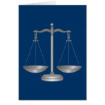 Scales of Justice Card