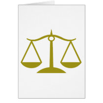 Scales of Justice - Gold cards